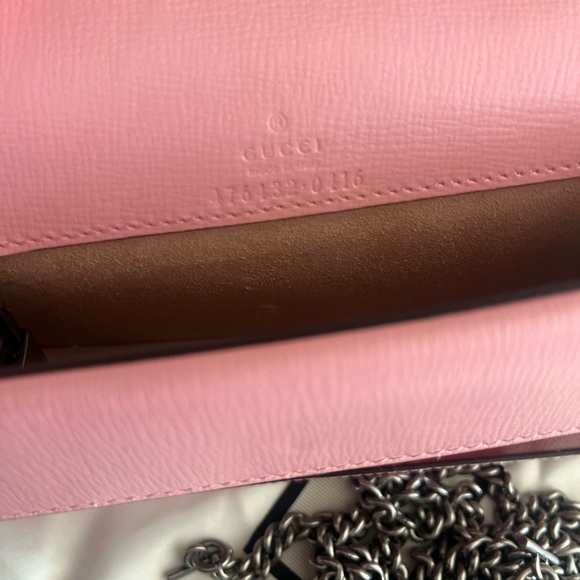 DIONYSUS GG SUPREME SUPER MINI BAG RED & PINK - Picture 11 of 17